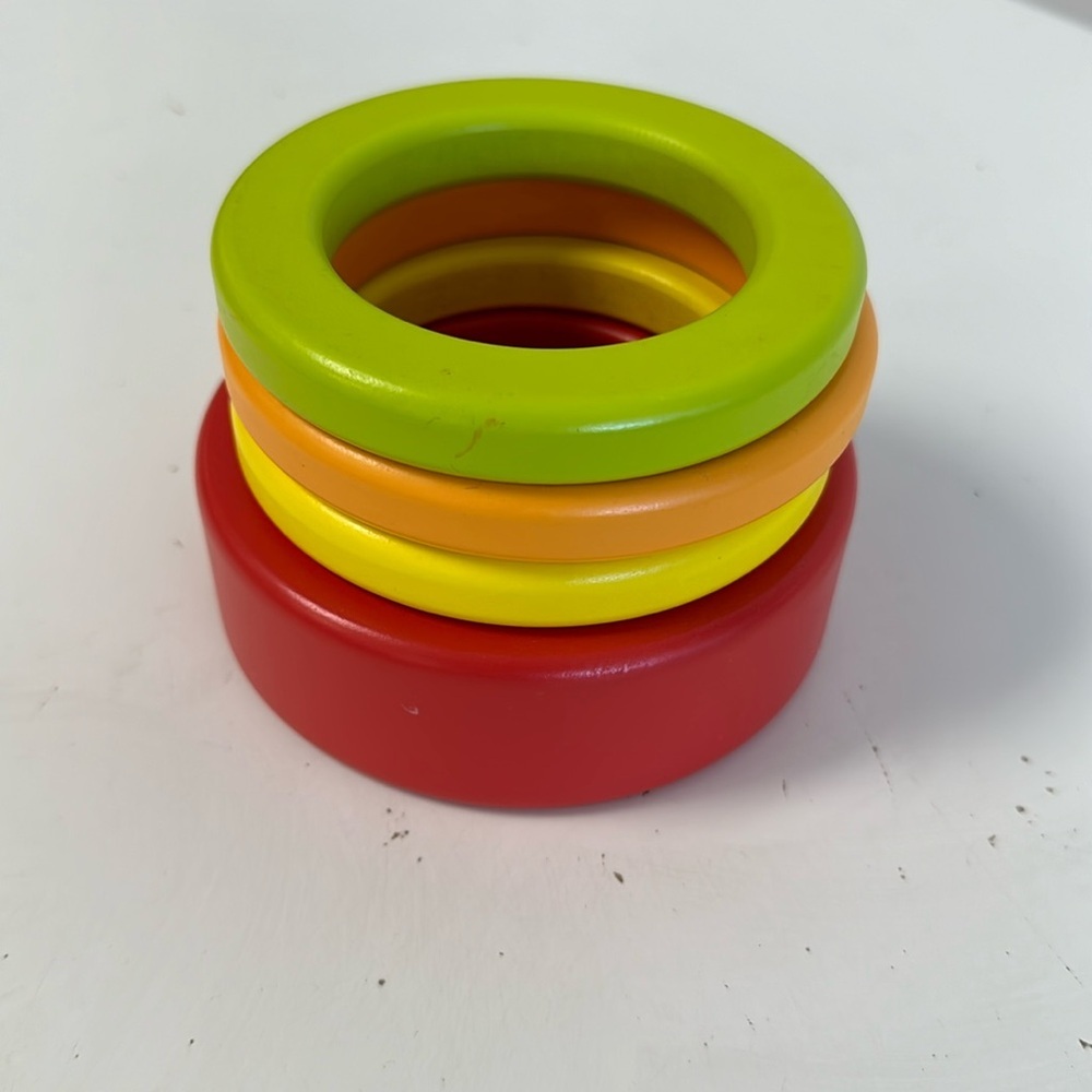Wooden Replacement Rings for Lovevery Stacking Cylinder Tube